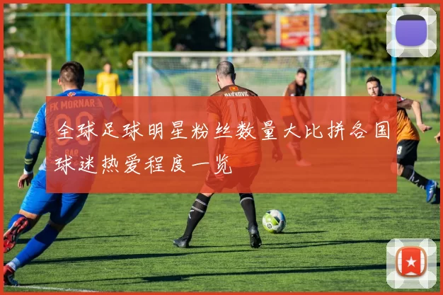 全球足球明星粉丝数量大比拼各国球迷热爱程度一览