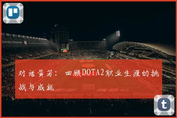 对话黄芳：回顾DOTA2职业生涯的挑战与成就